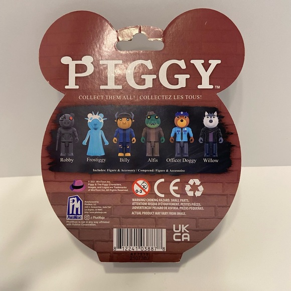 PIGGY WILLOW 3.5” Series 2 Action Figure Wolf Roblox w/ DLC Code Brand New - Picture 2 of 2